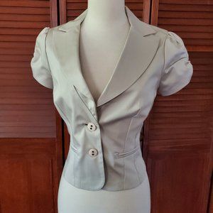 Shorts sleeves blazer top by XOXO